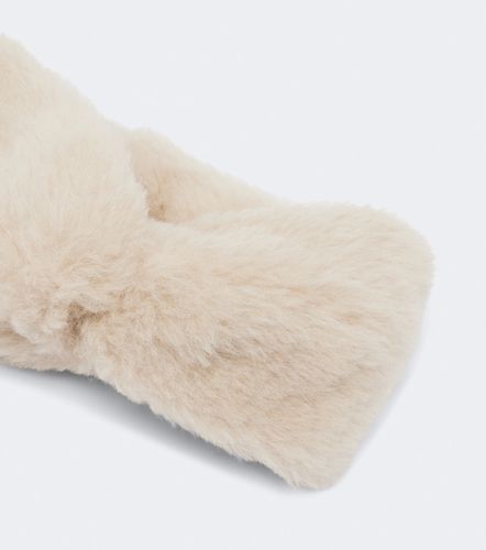 Alpaca, wool, and silk teddy headband - Max Mara - Modalova
