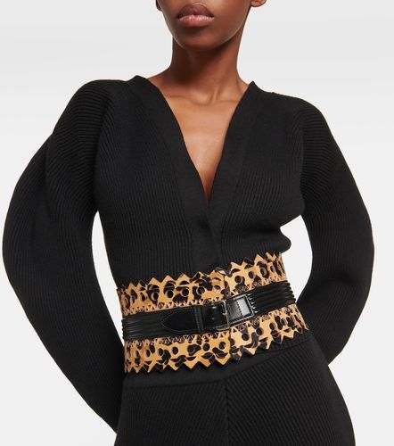 Alaia Small leather corset belt - Alaia - Modalova
