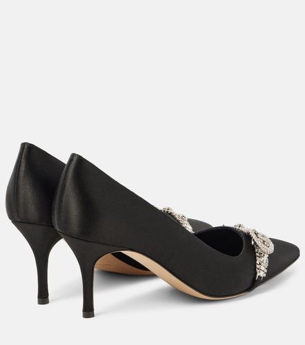 Manolo Blahnik Asa 70 satin pumps - Manolo Blahnik - Modalova