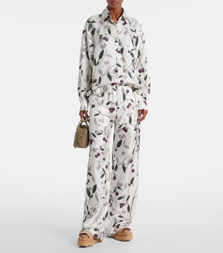 Camisa de sarga de seda estampada - Stella McCartney - Modalova