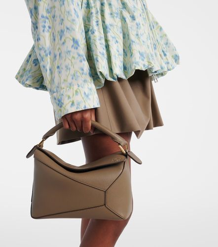Puzzle Edge Small leather top-handle bag - Loewe - Modalova