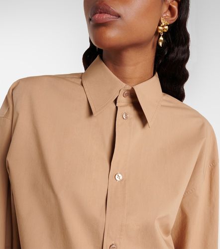 Camicia Cassandre in popeline di cotone - Saint Laurent - Modalova