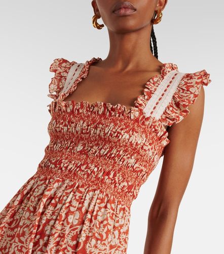 Vestido midi Aubrie de algodón floral - Rixo - Modalova