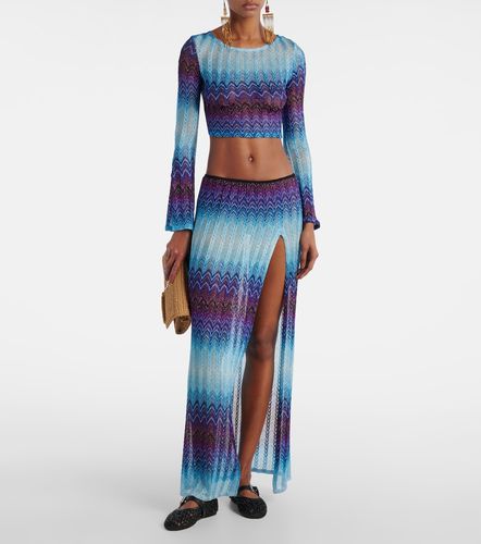Missoni Top cropped con lamé - Missoni - Modalova