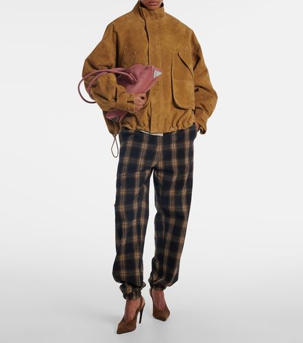 The Attico Suede bomber jacket - The Attico - Modalova