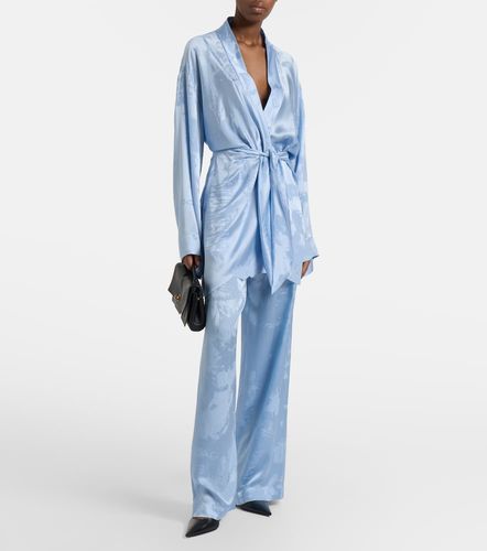 Abito a portafoglio in seta - Balenciaga - Modalova