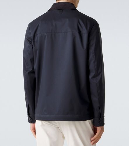 Canali Giacca blouson con suede - Canali - Modalova