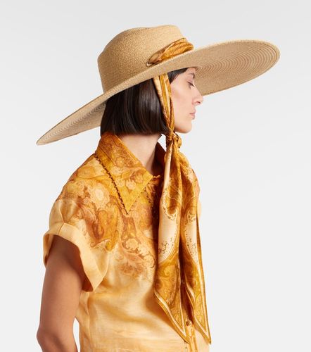 Cappello in rafia con seta - Zimmermann - Modalova