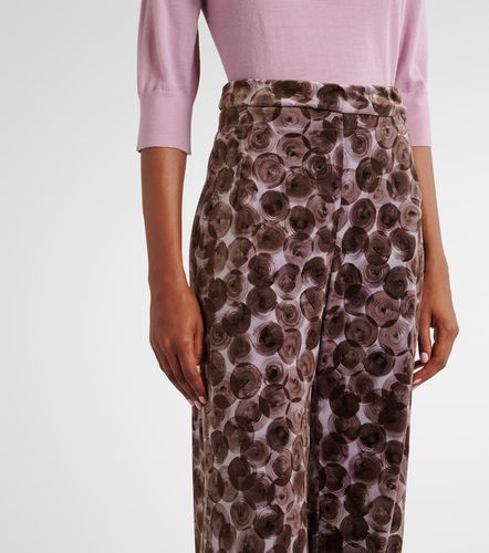 Pantaloni regular Pantera in misto cotone - Dries Van Noten - Modalova