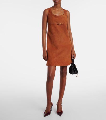 Versace Miniabito in suede - Versace - Modalova