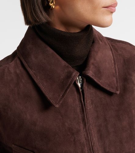 Agolde Nahla cropped suede jacket - Agolde - Modalova