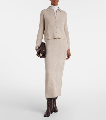 Bombo argyle cashmere cardigan - Max Mara - Modalova