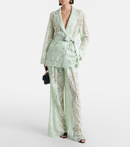 Dolce&Gabbana Belted lace blazer - Dolce&Gabbana - Modalova