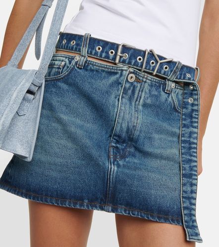 Y/Project Minifalda Y Belt en denim - Y/Project - Modalova