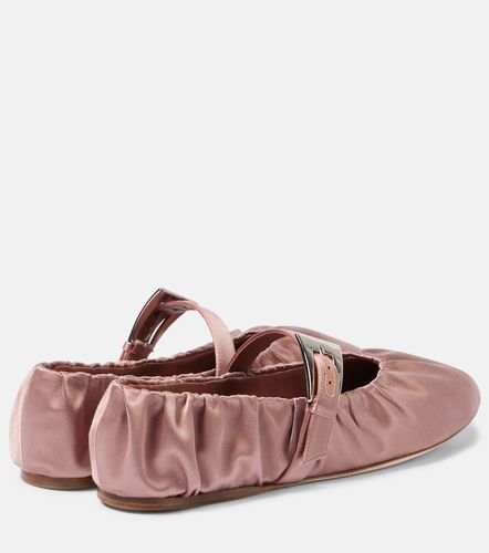 Sveva satin ballet flats - Paris Texas - Modalova