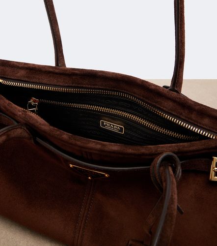 Bonnie Mini suede top-handle bag - Prada - Modalova