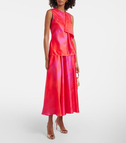 Roksanda Kiara printed draped top - Roksanda - Modalova