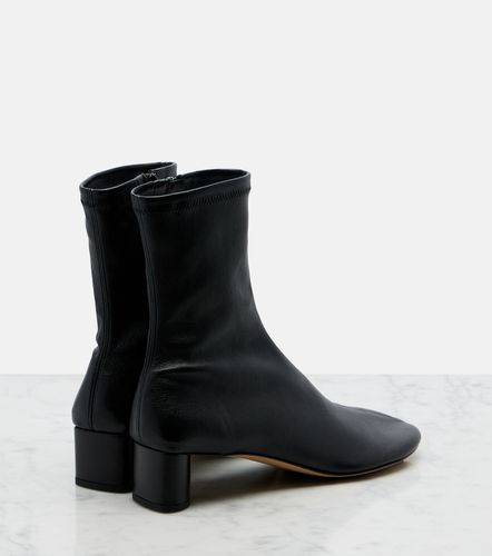 Cherry leather ankle boots - Bottega Veneta - Modalova