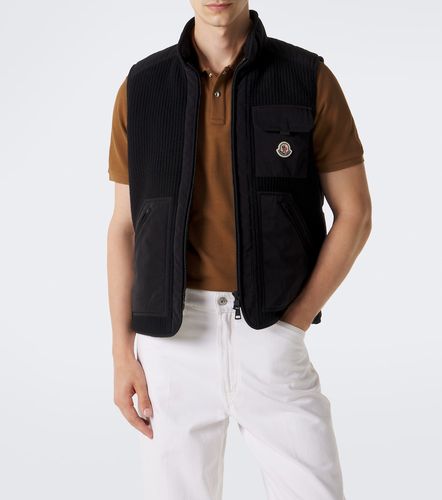 Lenevra wool-blend down vest - Moncler - Modalova