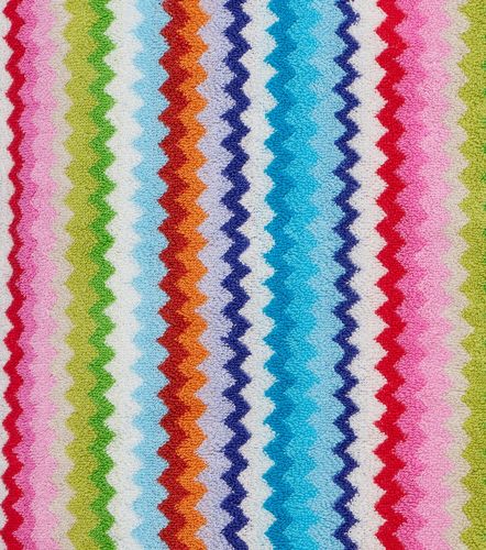 Bata de baño Riverbero de rizo de algodón en zigzag - Missoni - Modalova