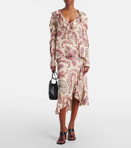 Etro Printed ruffled blouse - Etro - Modalova