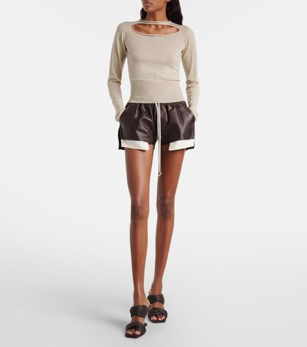 Rick Owens Cutout virgin wool top - Rick Owens - Modalova