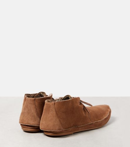 Tyler shearling-lined suede moccasins - The Row - Modalova