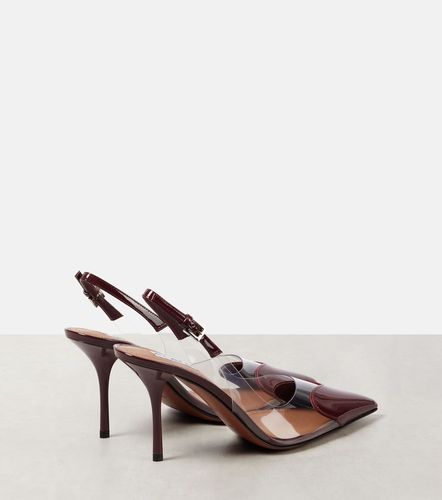 Le Cour 90 leather and PU slingback pumps - Alaia - Modalova