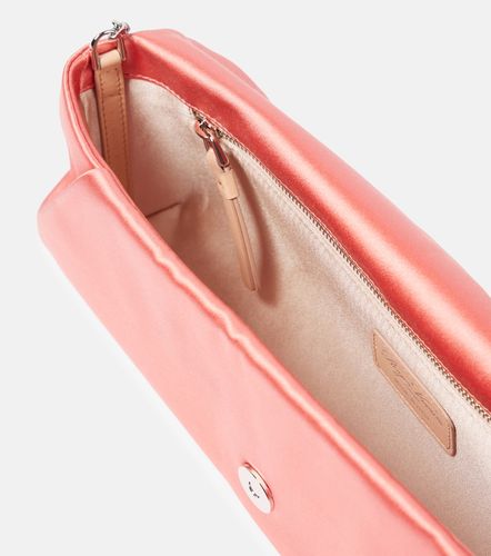 Clutch Efflorescence de satén adornado - Roger Vivier - Modalova