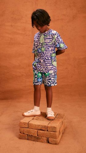 Fábula Camiseta de jersey de algodón estampada - Fabula - Modalova