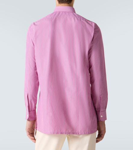 Camisa de popelín de algodón a rayas - Charvet - Modalova