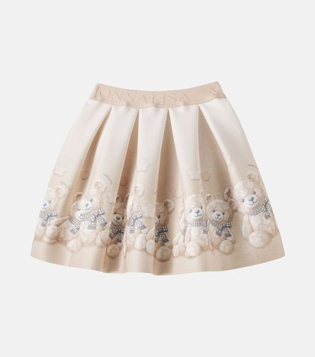 Monnalisa Falda estampada plisada - Monnalisa - Modalova