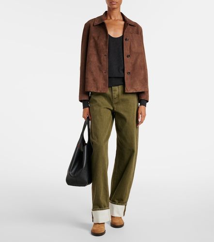 Pullover in lana e seta a coste - Tod's - Modalova