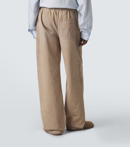Pantaloni a gamba larga in twill di cotone - Acne Studios - Modalova