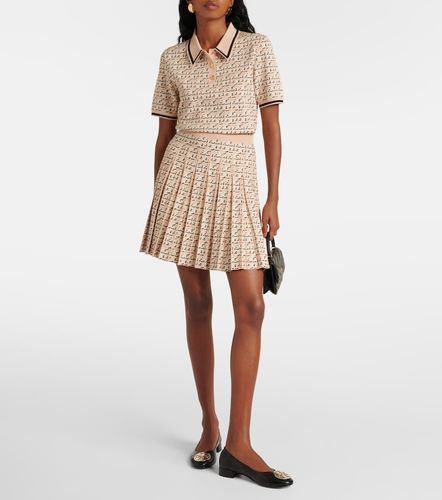 Minifalda Monogram plisada - Tory Burch - Modalova