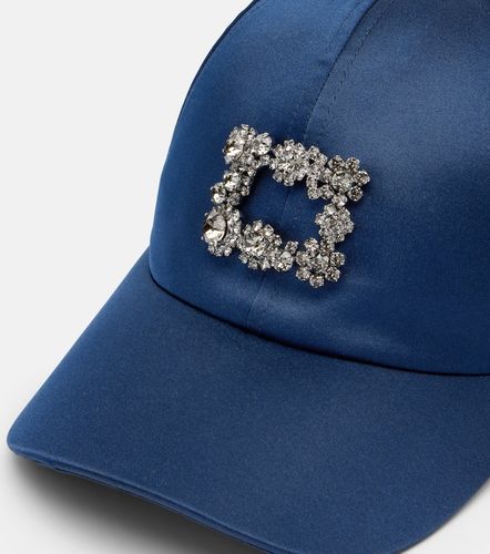 Efflorescence satin baseball cap - Roger Vivier - Modalova