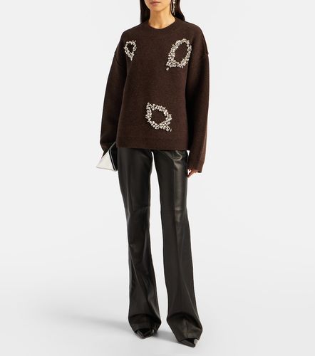 Pullover in lana con ricamo - Jacques Wei - Modalova