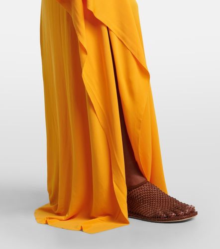 Embellished gathered jersey maxi skirt - Christopher Esber - Modalova