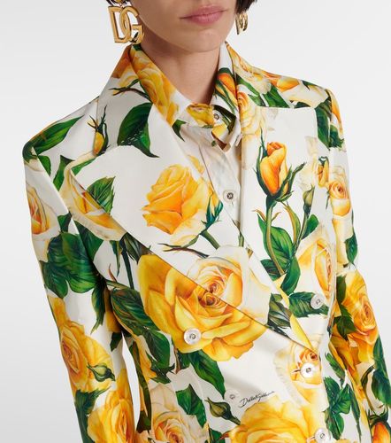Giacca Turlington in misto seta - Dolce&Gabbana - Modalova