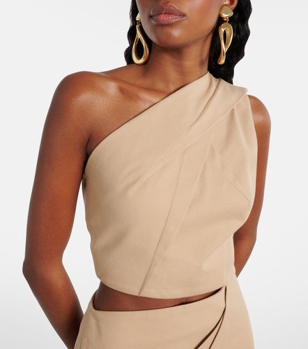 Abito lungo in misto cotone con cut-out - Max Mara - Modalova