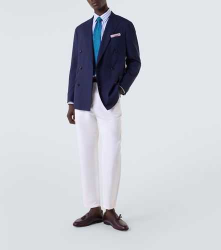 Camicia in popeline di cotone a righe - Charvet - Modalova