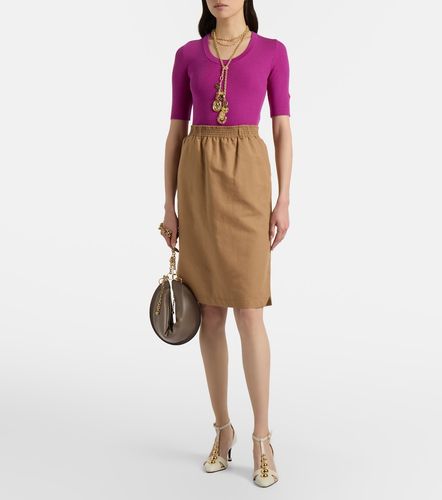 Chloe Ribbed-knit wool top - Chloe - Modalova
