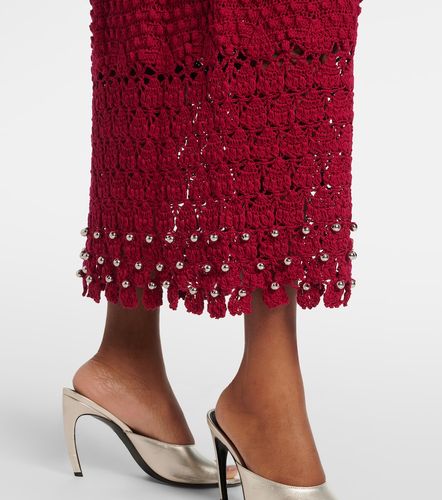 Abito midi in cotone crochet - Rabanne - Modalova