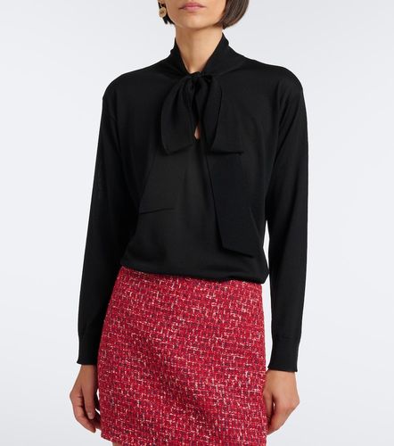Valentino Bow-detail wool sweater - Valentino - Modalova