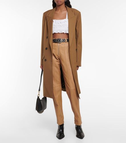 Top cropped Mecelia in cotone e seta - Isabel Marant - Modalova