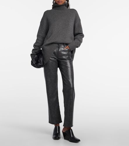 Pantaloni regular Sloane in pelle - Agolde - Modalova