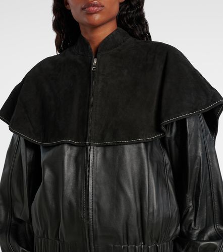 JW Anderson Caped leather jacket - JW Anderson - Modalova