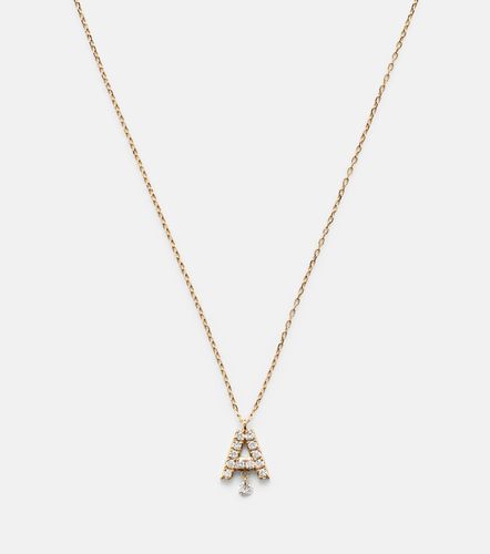 Persée Collana Alphabet in 18kt con diamanti - Persee - Modalova