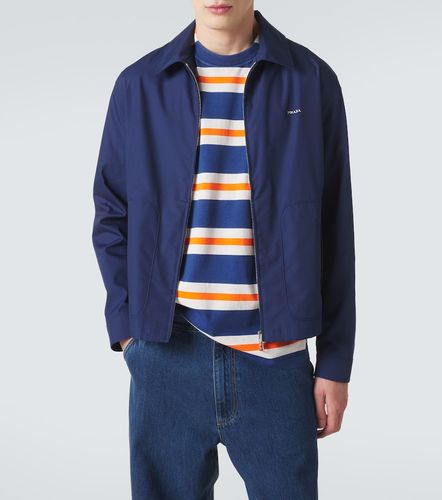 Giacca blouson in tessuto tecnico - Prada - Modalova