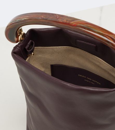 Small leather top-handle bag - Dries Van Noten - Modalova